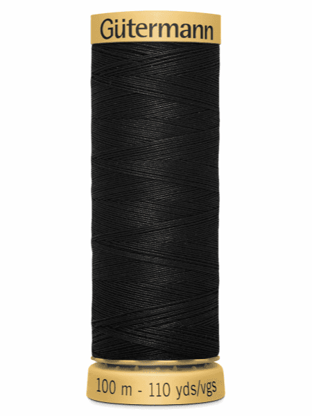 Gutermann Cotton Thread Black