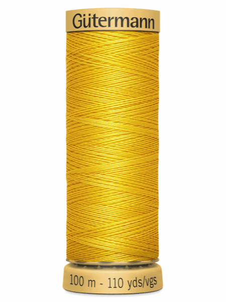 Gutermann Cotton Thread Yellow 588