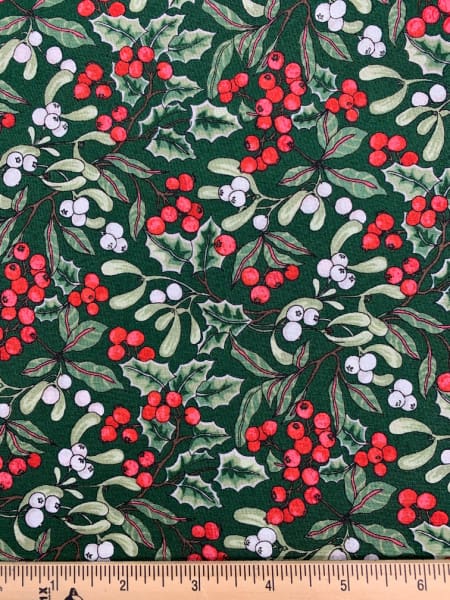 Christmas Berry quilting fabric from Liberty