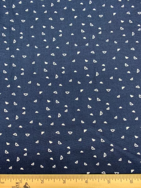 Tiny Triangles Navy from True North by Sweet Bee Designs