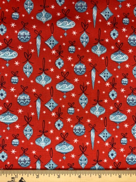 Deck the Halls quilting fabric from Liberty