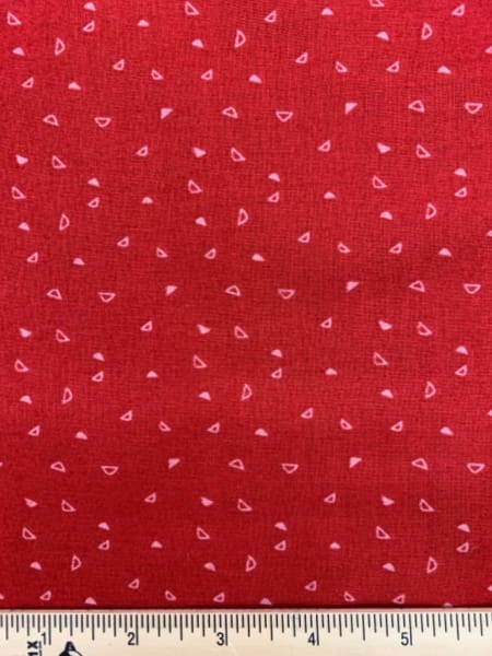 Tiny Triangles Red from True North by Sweet Bee Designs