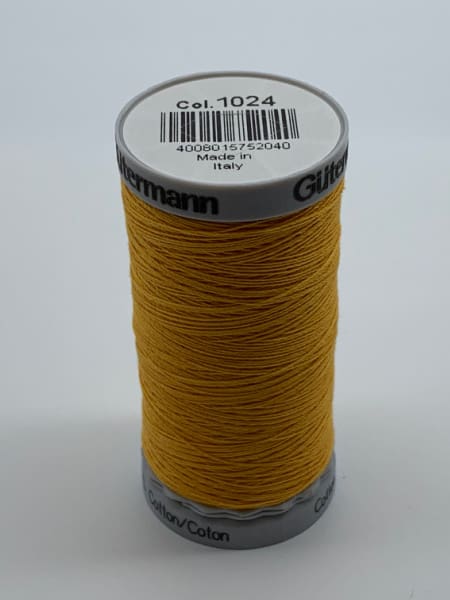 Gutermann Quilting Cotton Thread 1024 Egg Yoke Yellow
