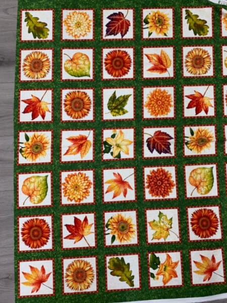 Fall Festival Panel quilting fabric