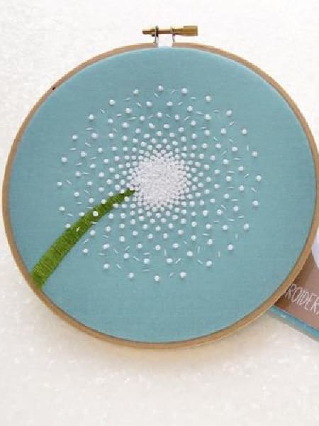 Dandelion Embroidery Pack from Oh Sew Bootiful