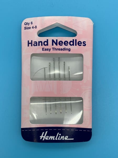 Easy Threading Needles size 4-8 from Hemline