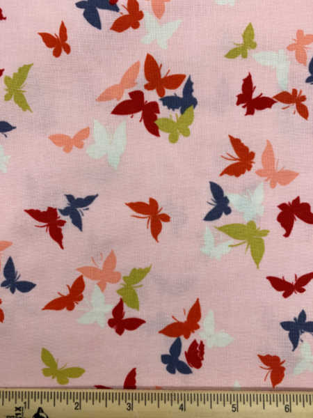 Flutter-By Clouds in Blossom from Sea Holly by Sarah Campbell for Michael Miller uk