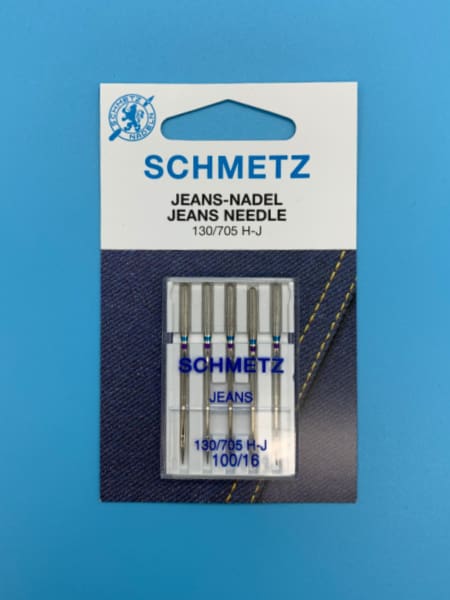Schmetz Machine Sewing Needle Jeans 100/16