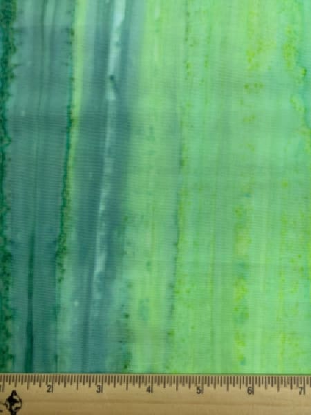 Landscape Greens Batik Quilting Fabric By Kingfisher
