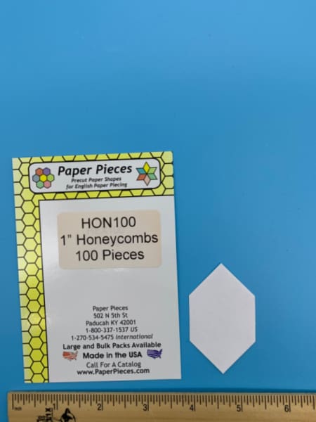 One Inch Honeycombs Precut Paper Shapes for English Paper Piecing