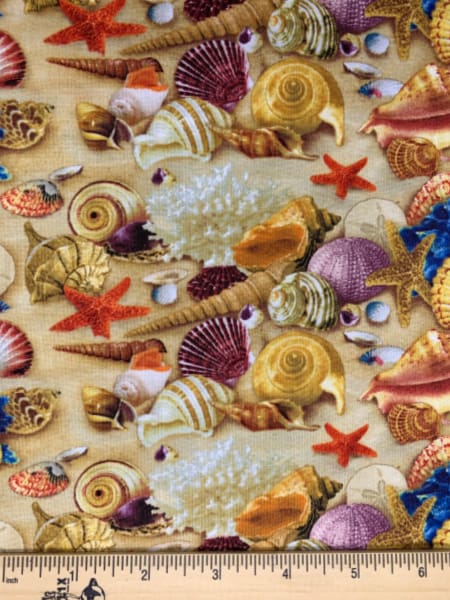 Seaside Medley Quilting Fabric by Elizabeth's Studio