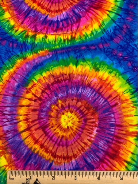 Tie dye print by Tribeca designs for Timeless Treasures UK