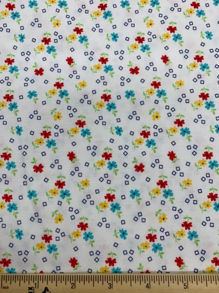 Cloud Flower Quilting Fabric By Lori Holt Of Bee In My Bonnet For Riley Blake