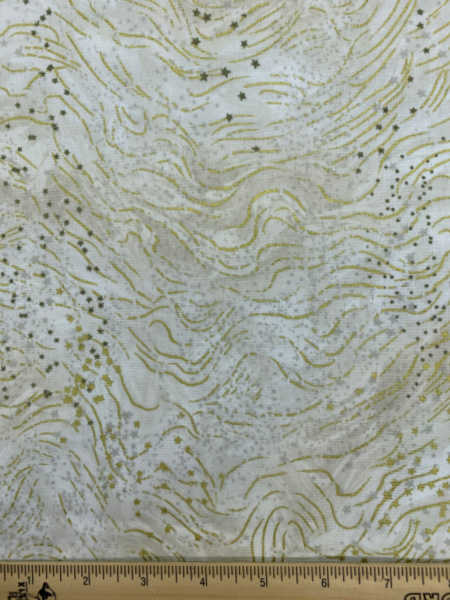 Cream Taupe Quilting Fabric from Cosmic Strands by Greta Lynn for Kanvas Studio Benartex UK