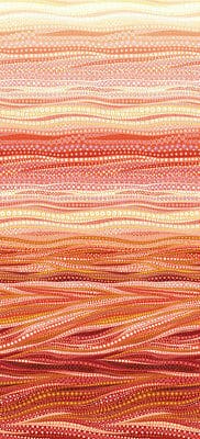 Dreamscapes Dots Orange Quilting Fabric by Ira Kennedy for Moda