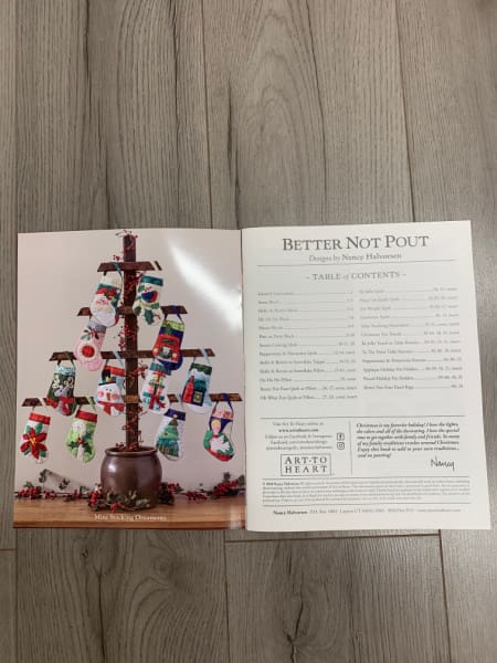 Better Not Pout Pattern Book by Nancy Halvorsen for Art to Heart
