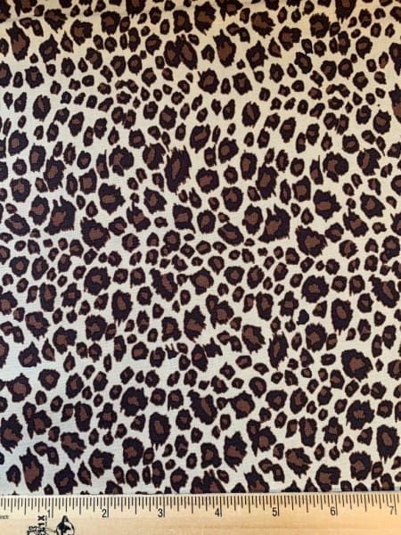 Leopard Spots quilting fabric by Rylie Blake UK