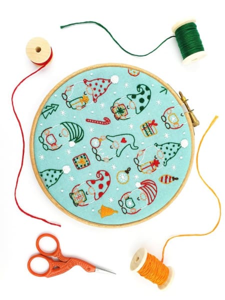 Christmas Gnomes Embroidery Pack From Oh Sew Bootiful UK