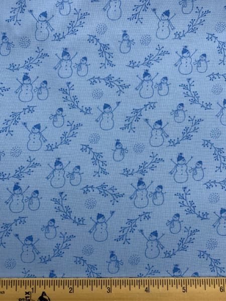 Frosty friends quilting fabric from Moda UK
