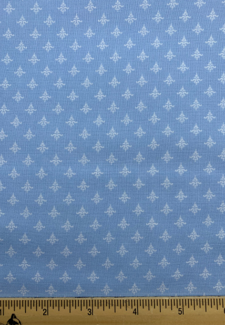 Porch Light Cashmere Blue quilting fabric from Moda UK
