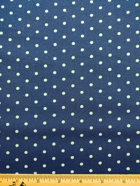 Snow Dots Winter Blue quilting fabric from Moda UK