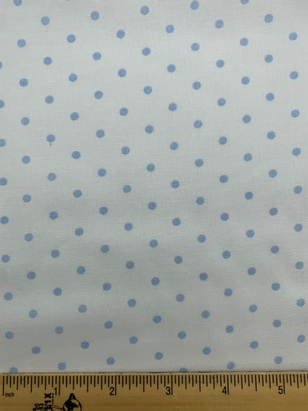Snow Dots Winter White quilting fabric from Moda UK