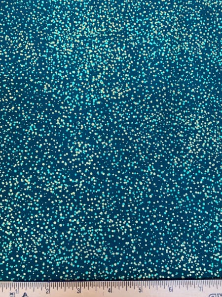 Moonlit Dots emerald quilting fabric by Greta Lynn for Kanvas Studio Benartex UK
