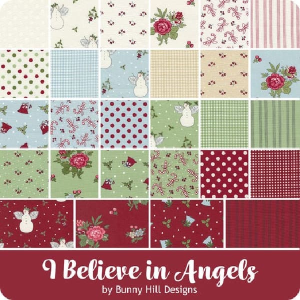 I believe in Angels quilting fabric from Bunny Hill for Moda UK