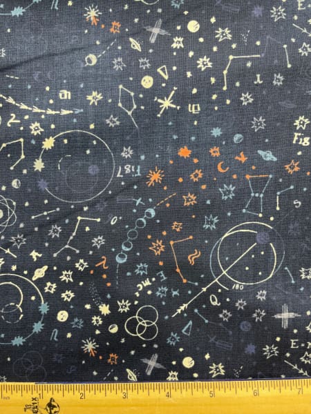 Astra Galaxy Eclipse quilting fabric from Janet Clare for Moda UK