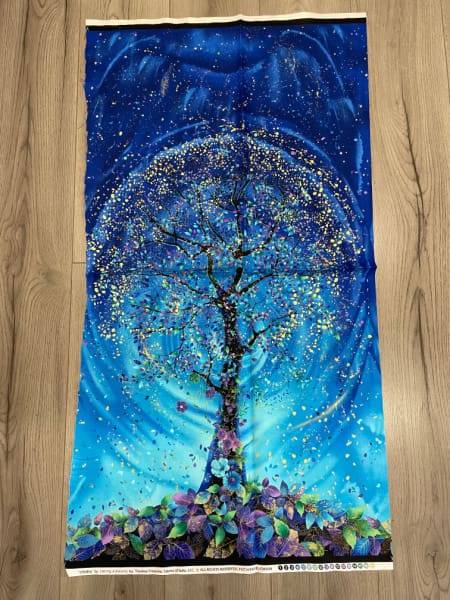 Utopia Tree Quilting Panel by Timeless Treasures UK
