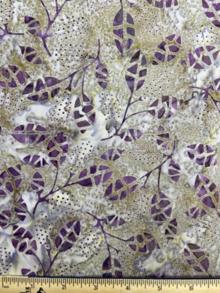 fig leaf tonga batic quilting fabric from Timeless treasures UK