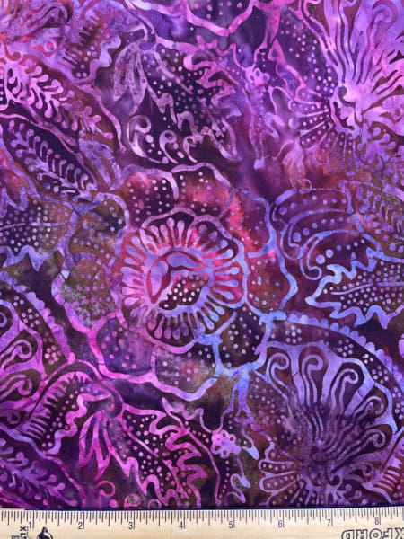 Magical Tropics Passion Tonga Batik quilting fabric from Timeless Treasures UK
