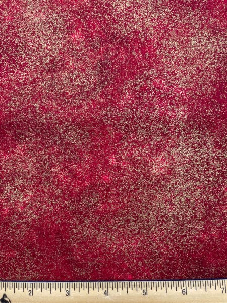 Shimmer Red Quilting Fabric from Timeless Treasures UK