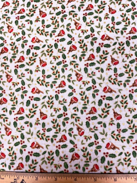 Robins Quilting Fabric from Makower UK