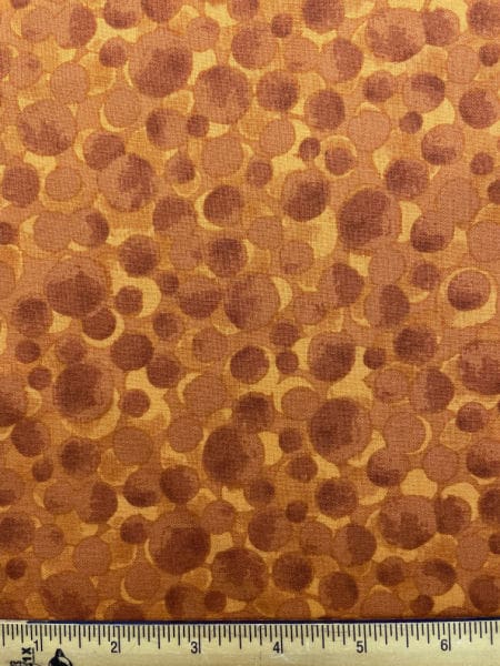 Bumbleberries Pumpkin Spice Quilting Fabric by Lewis and Irene UK