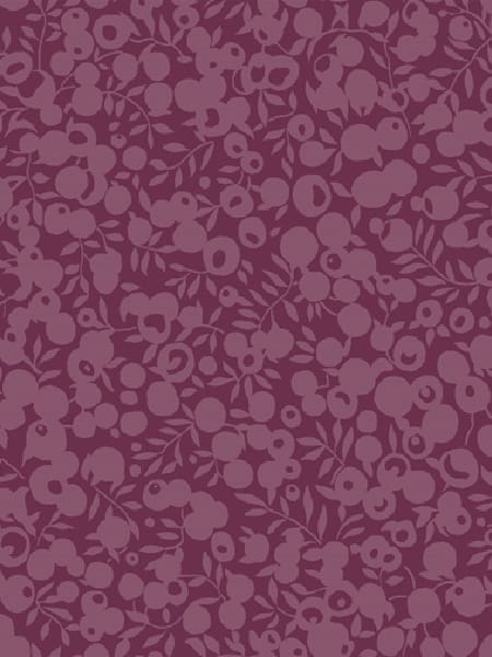 Wiltshire Shadow Mulberry quilting fabric from Liberty of London UK