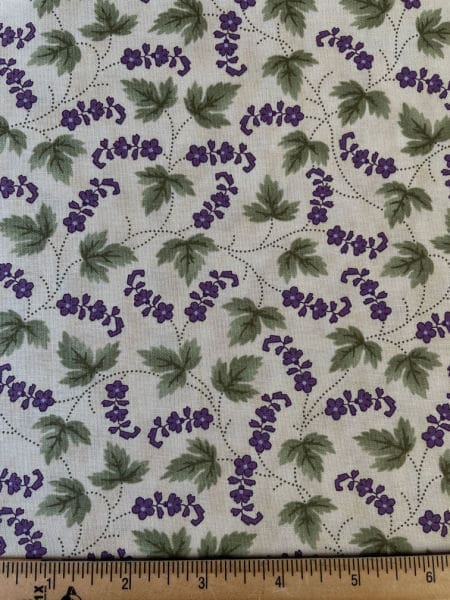 Ivory Ivy quilting fabric from Iris and Ivy by Moda UK