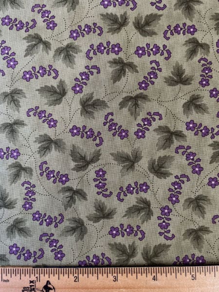 Olive Ivy quilting fabric from Iris and Ivy by Moda UK