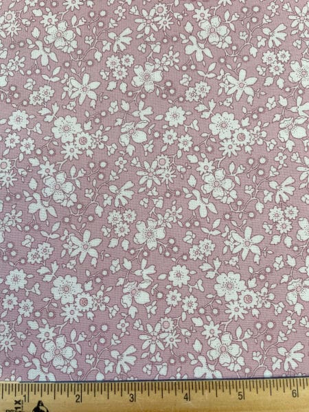 Maddsie Silhouette Pale Pink from Flower Show Botanical Jewel from Liberty UK Quilting Cotton