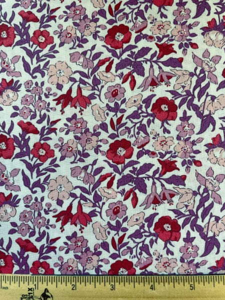 Mamie Flower from Flower Show Botanical Jewel from Liberty UK Quilting Cotton