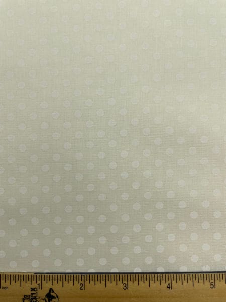 Snow Dots Cream Quilting Fabric from I believe in angels by Bunny Hill Designs for Moda UK