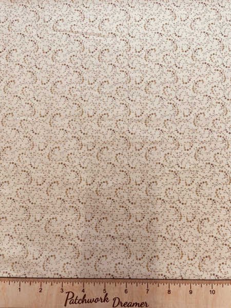 Redwood Cupboard Tan Quilting Fabric by Pam Buda for Marcus Fabrics UK
