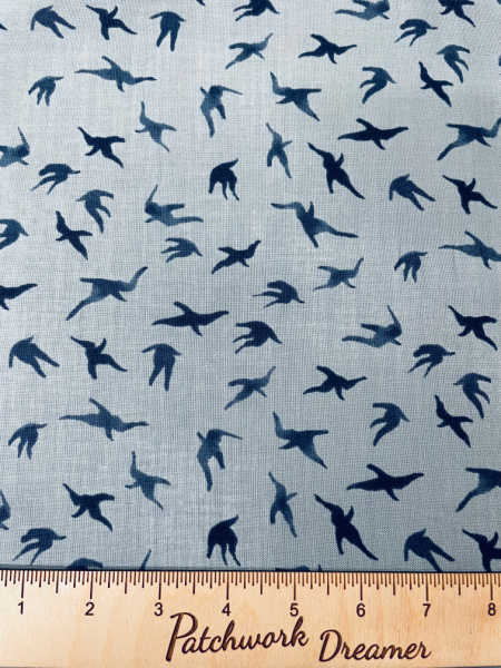Sky Seagulls quilting fabric from To The Sea by Janet Clare for Moda UK