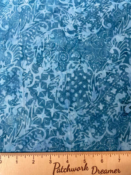 Teal batik from Mountain Meadow by Timeless Treasures UK