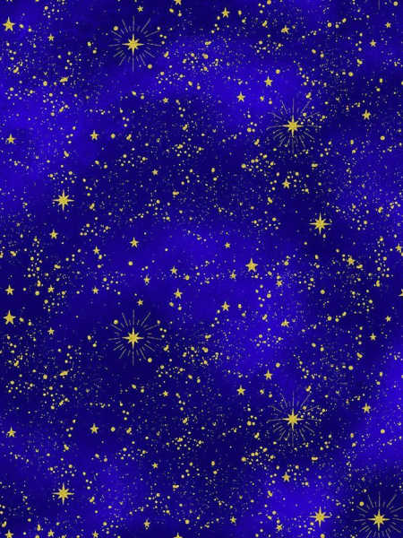 Starry Sky Navy quilting fabric from Cosmos by CHONG-A HWANG for Timeless Treasures uk