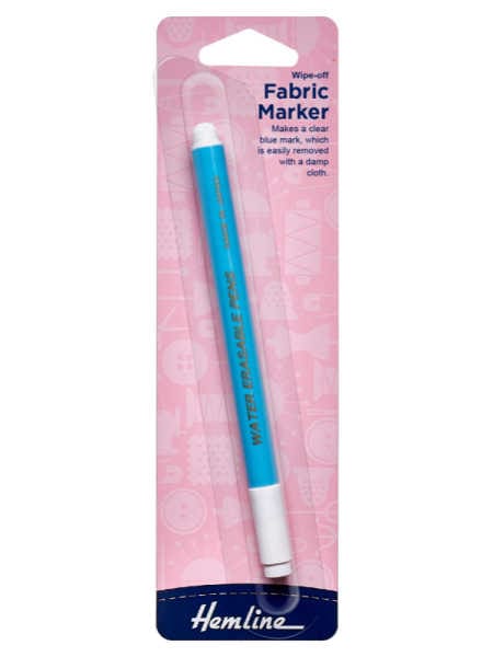 Water soluble fabric marking pen ideal for dress making and quilting uses. 