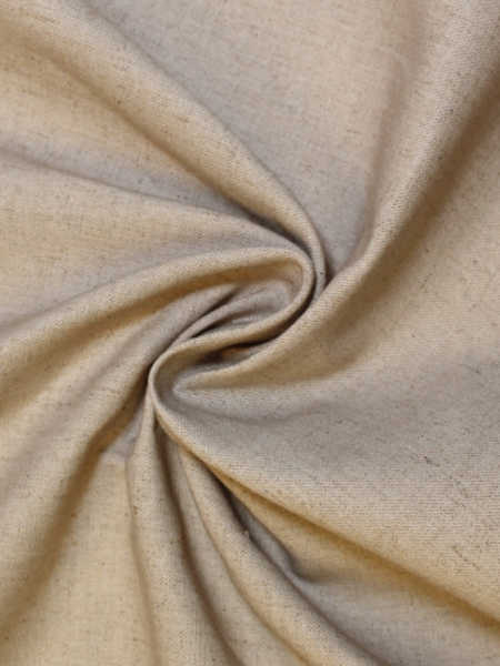 Linen cotton blend fabric in Oatmeal uk
