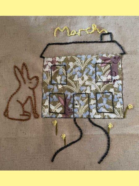March Slow sewing in a fast world block