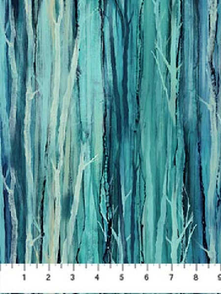 Twig Texture Mid Teal Quilting Fabric from Cedarcrest Falls by Northcott UK