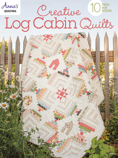 Creative Log Cabin Quilts book by Annie's Quilting UK